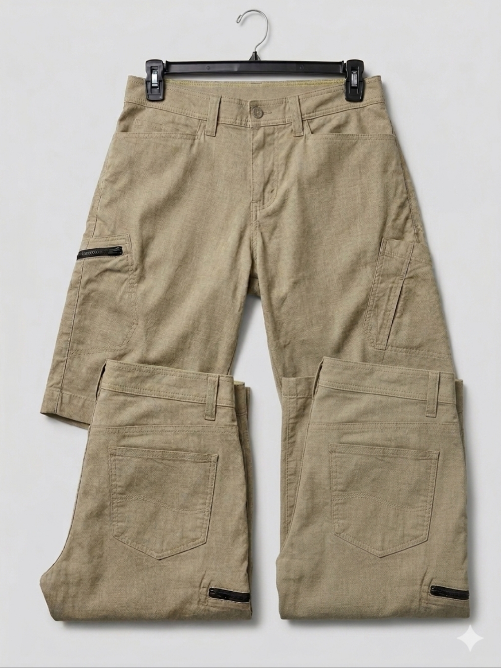 ​LEE H.D. Merc. Co. Men's Stretch Cargo Shorts - Khaki Tan - Size 12 & 10